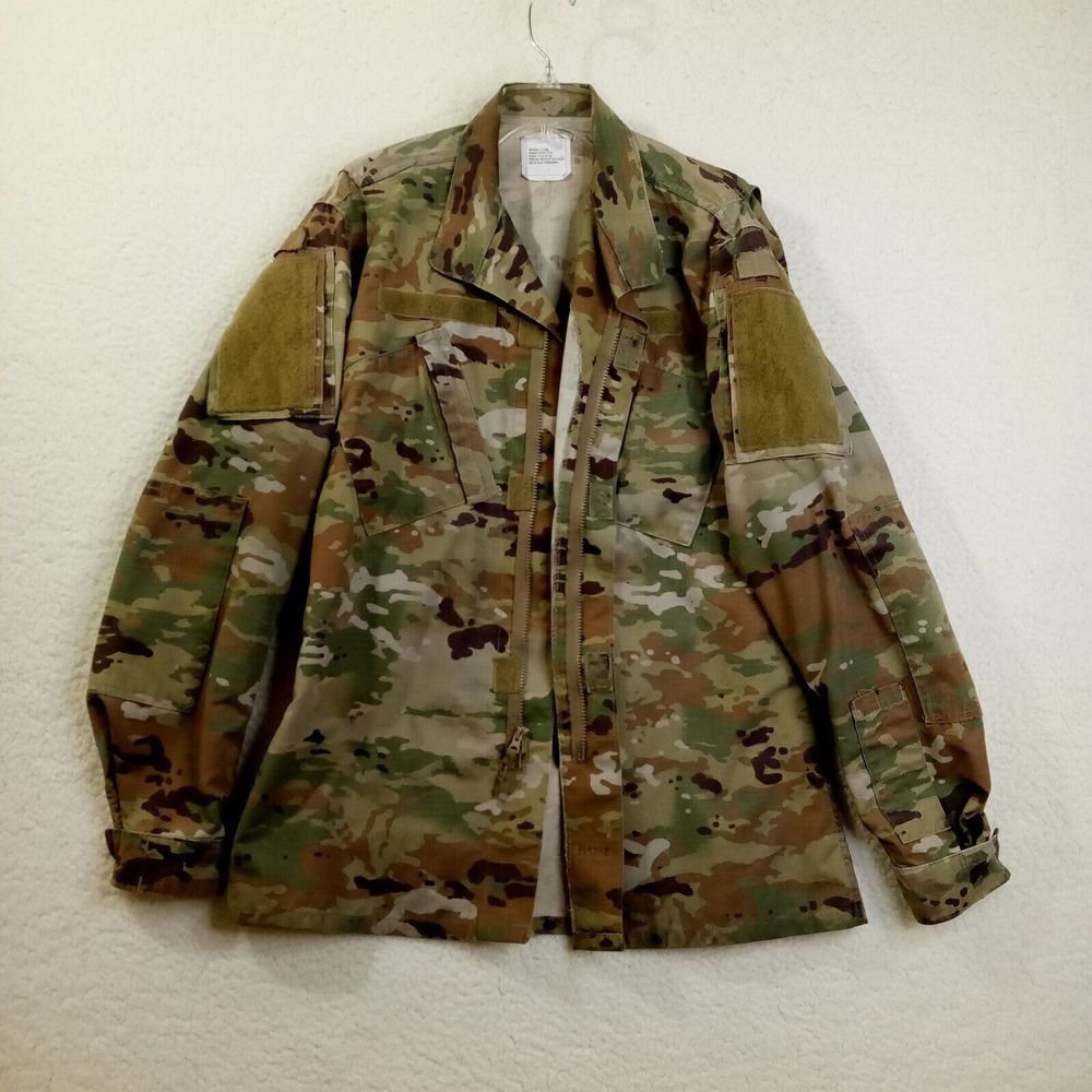 Army Combat Uniform ACU Coat Medium X-Long American Apparel Military Jacket Camo
